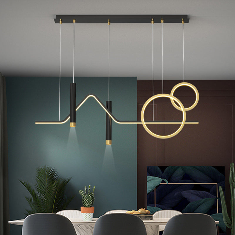 Modern Chandeliers For Dining Room Geometric Pendant Lighting Fixtures
