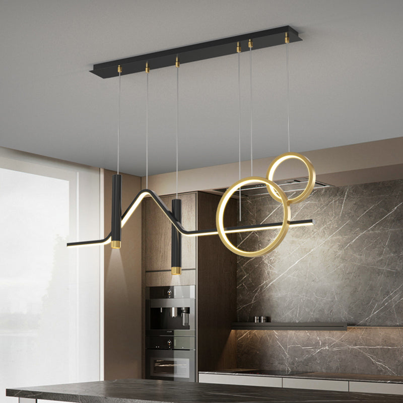 Modern Chandeliers For Dining Room Geometric Pendant Lighting Fixtures