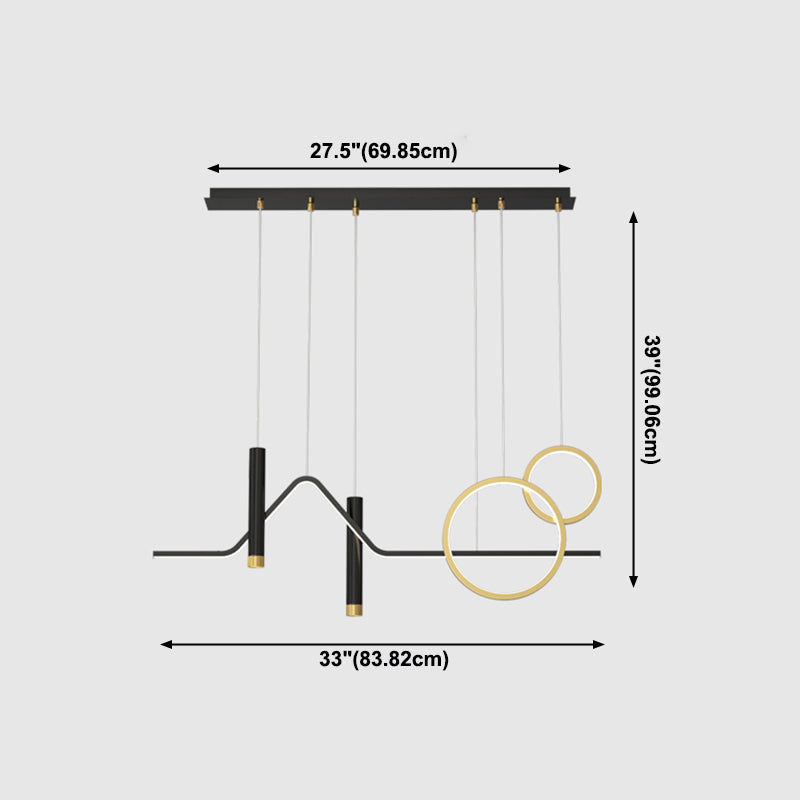 Modern Chandeliers For Dining Room Geometric Pendant Lighting Fixtures