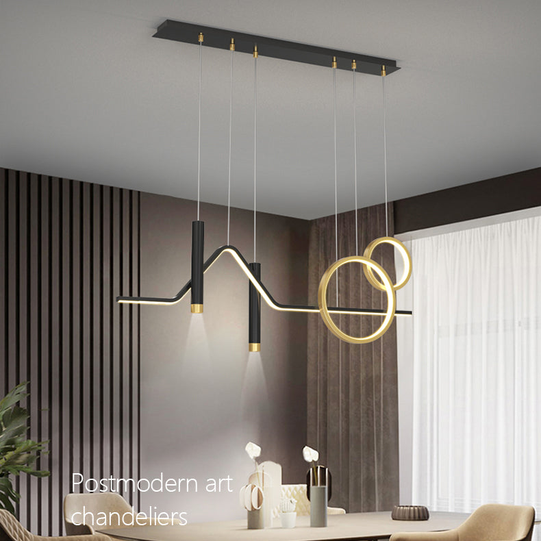Modern Chandeliers For Dining Room Geometric Pendant Lighting Fixtures