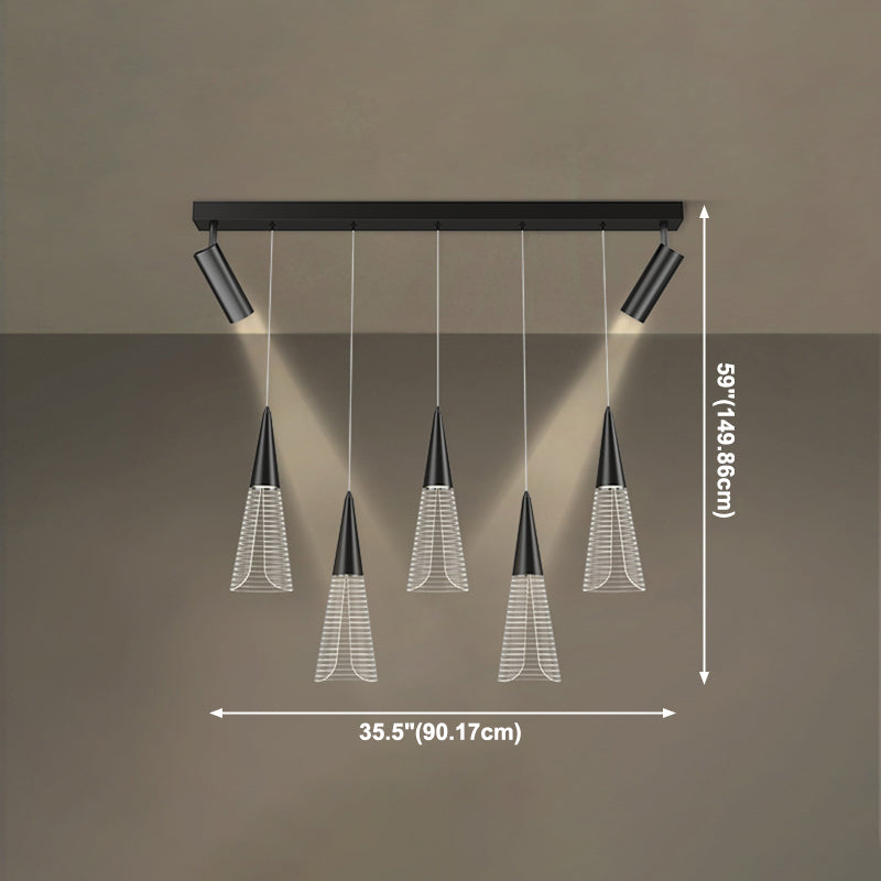 Contemporary Pendant Lights For Kitchen Island Linear Island Lighting Island Lights