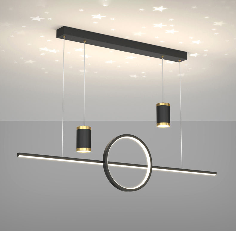 Contemporary Kitchen Pendant Lights Linear Chandelier Island Light Fixtures