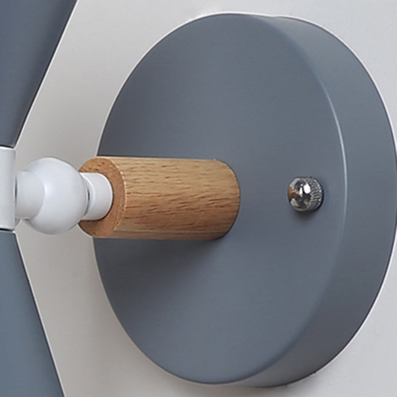 Modern Wall Lights Double Cone-Shaped Wall Sconces Metal 1 Light Sconce Light