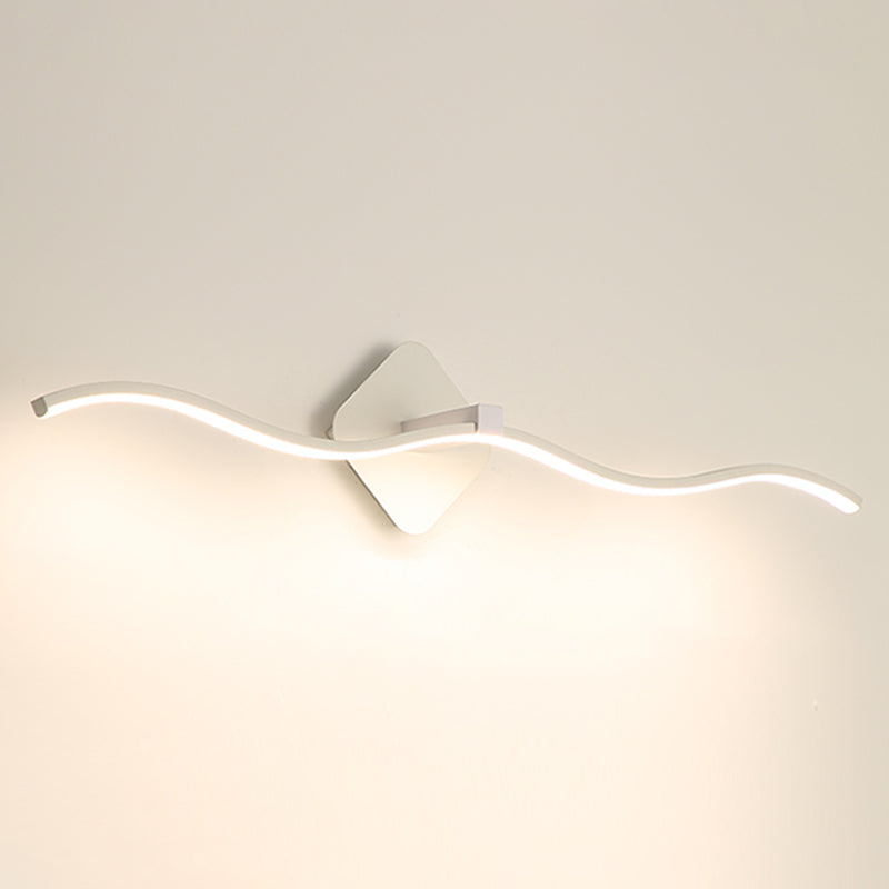 Modern Simple Fashion Style Linear Shade Wall Sconce Metal 1 Approches légères