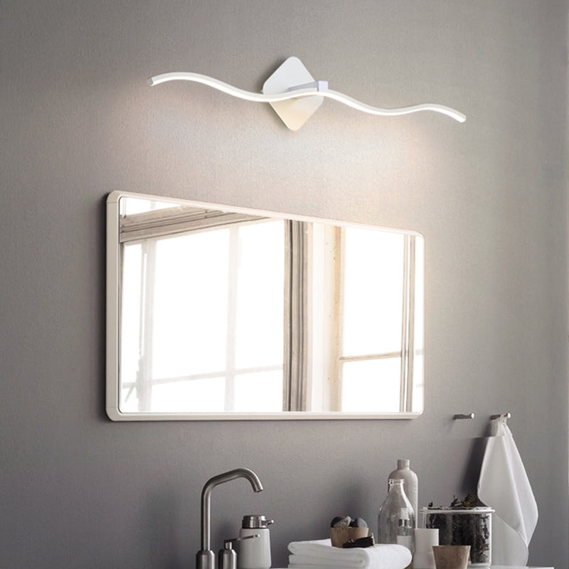 Modern Simple Fashion Style Linear Shade Wall Sconce Metal 1 Light Sconces