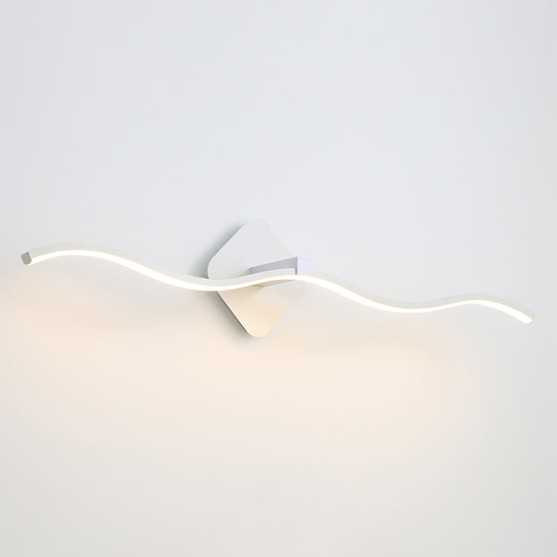 Modern Simple Fashion Style Linear Shade Wall Sconce Metal 1 Approches légères