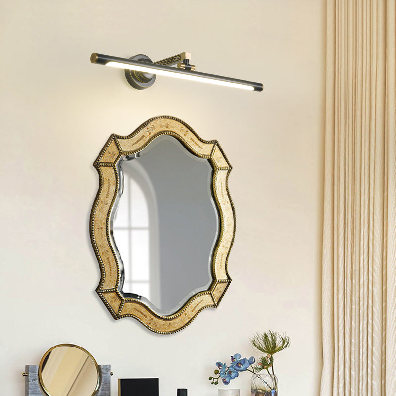 Éclairage de mur de miroir de style simple de style simple à 1 lumière