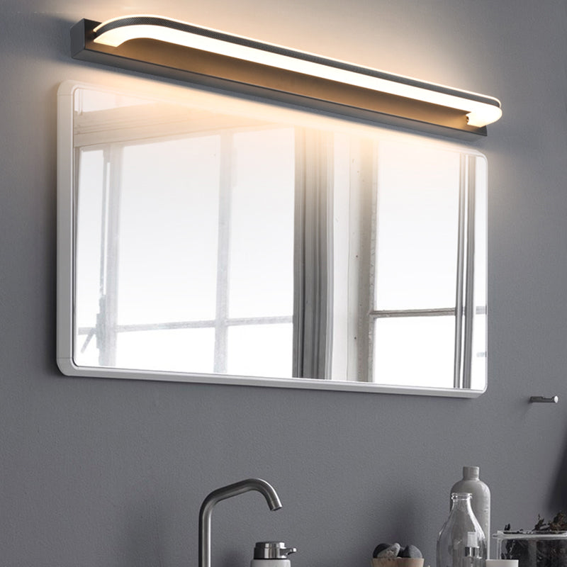 Éclairage de mur de miroir de style simple de style simple à 1 lumière