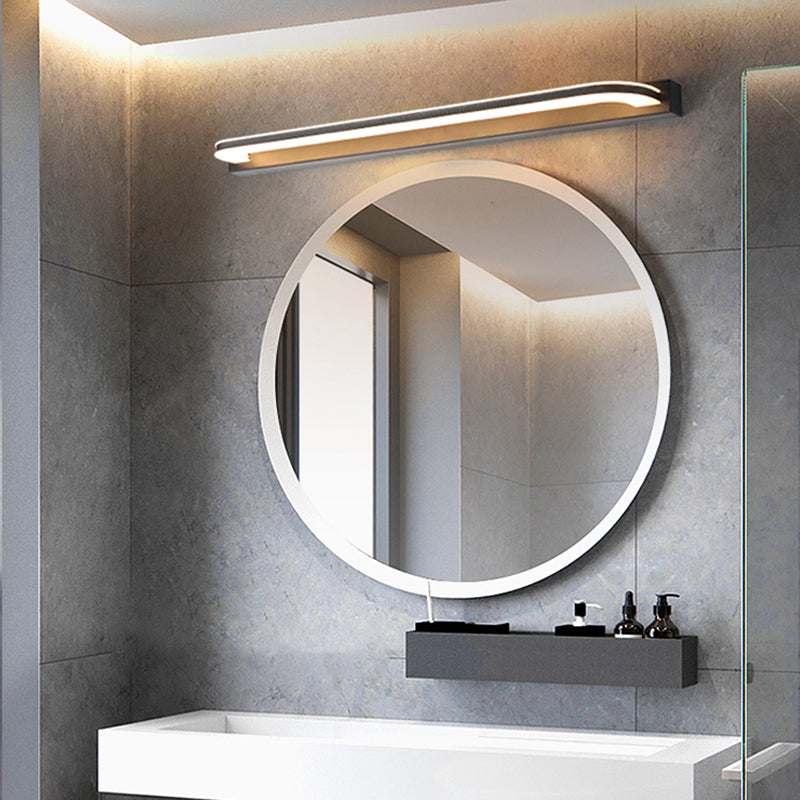 Éclairage de mur de miroir de style simple de style simple à 1 lumière