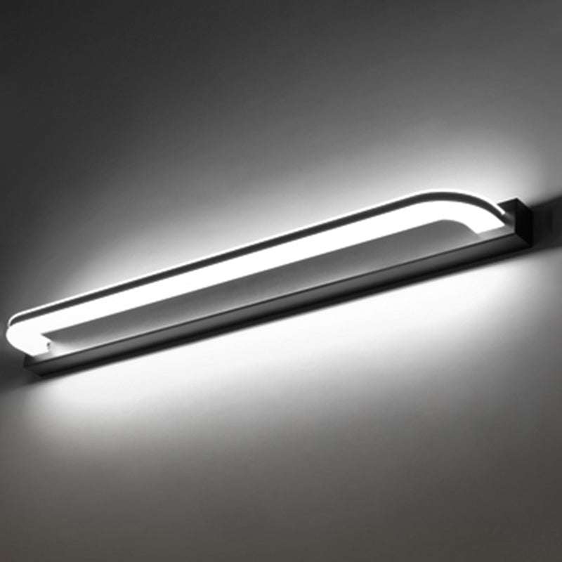 Éclairage de mur de miroir de style simple de style simple à 1 lumière