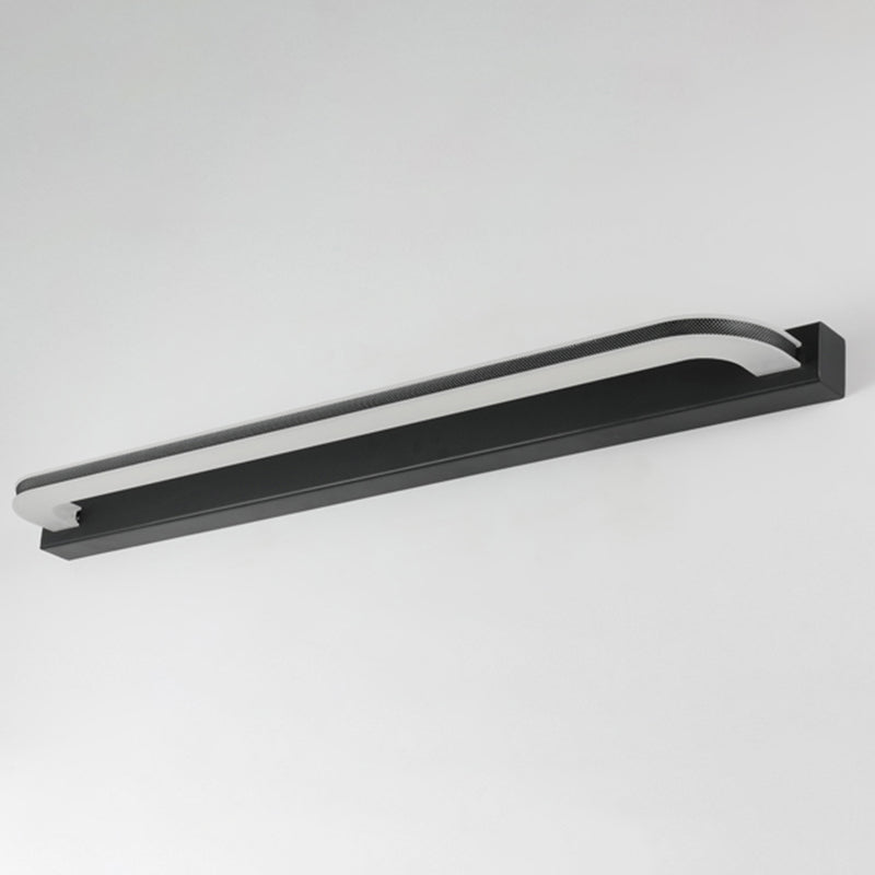 Éclairage de mur de miroir de style simple de style simple à 1 lumière