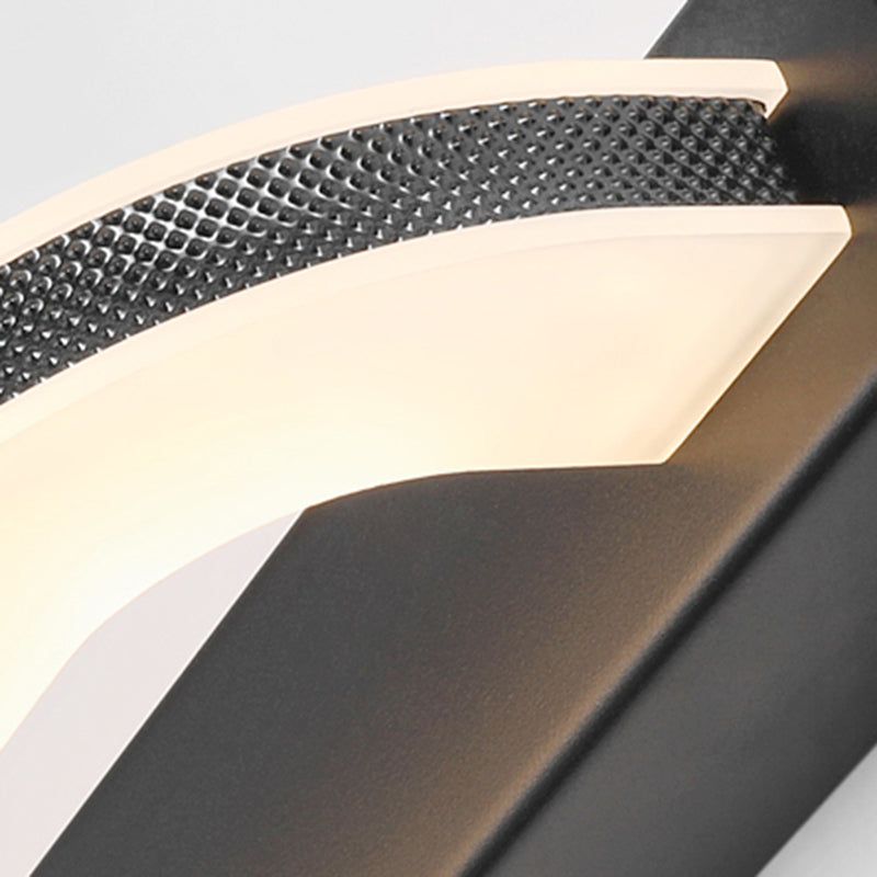 Éclairage de mur de miroir de style simple de style simple à 1 lumière