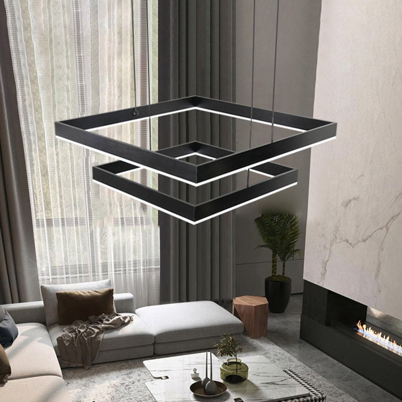 Luz moderna de lujo nórdico sencillo led encierro led lámpara para sala de estar