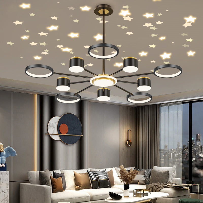 Luz de lujo moderno de estilo led de led de estilo LED Luz para sala de estar