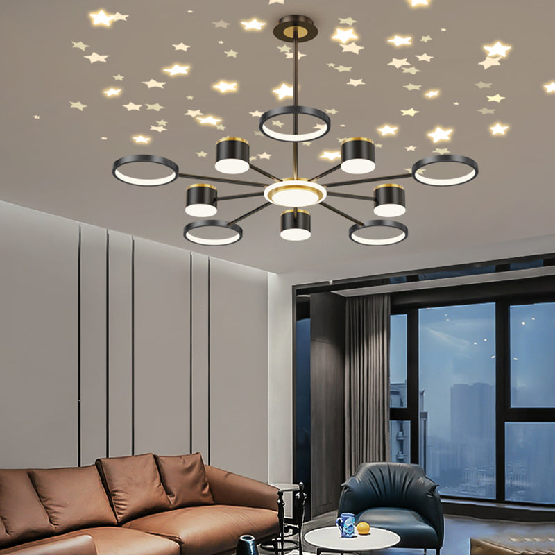 Luz de lujo moderno de estilo led de led de estilo LED Luz para sala de estar