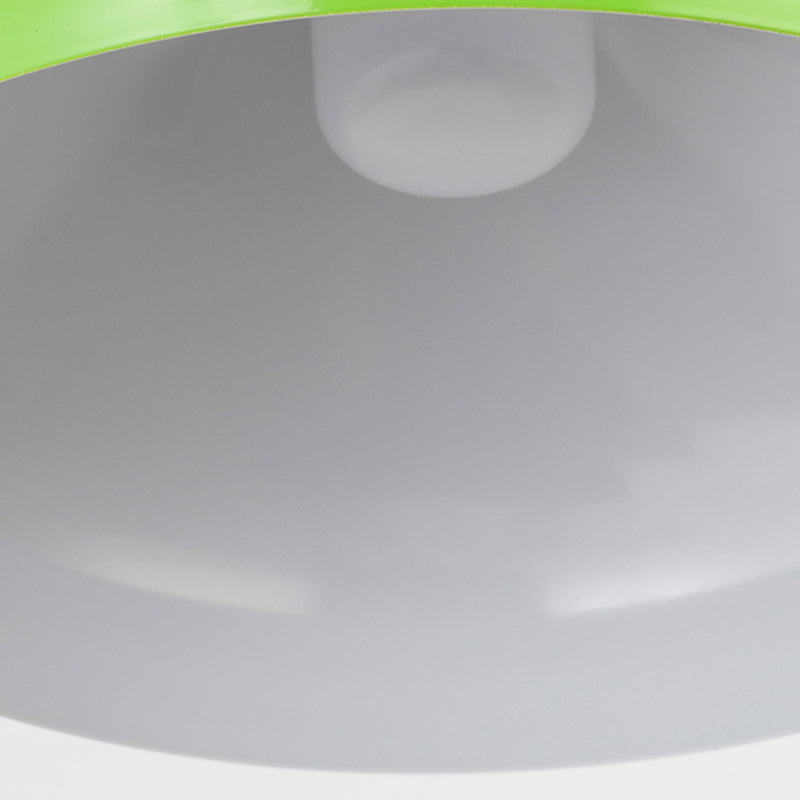 Macaron Matel hängend hängendes Licht, nordischer Tränenschatten 1-Licht-Anhängerbeleuchtung