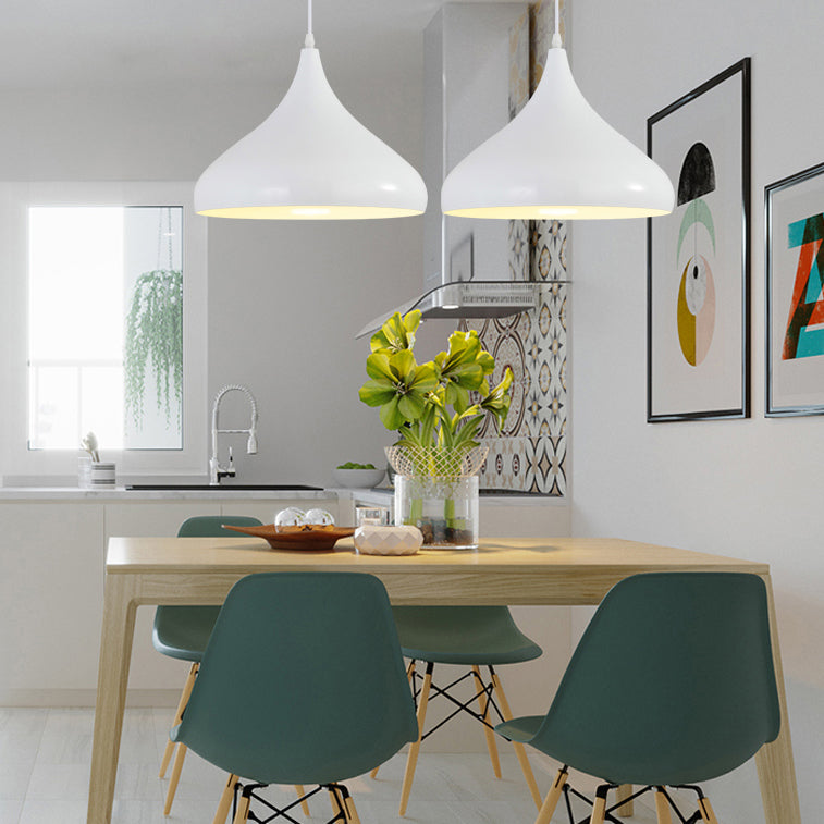 Macaron Matel hangend licht, Noordse traanschaduw 1-licht hangerverlichting