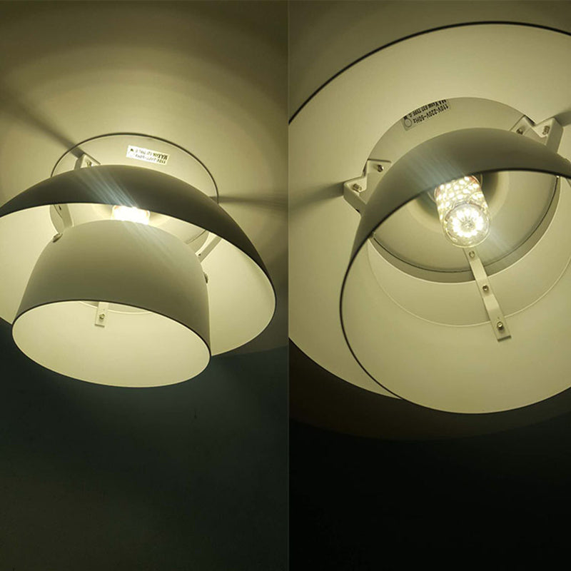 3-Tier Minimalist Hanging Light, Zinc Single-Bulb Hanging Lamp for Dinner Table