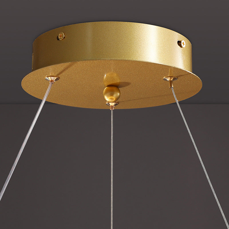 Luz de lámpara orbicular moderna restaurante de lámparas de lámparas colgantes con sombra acrílica