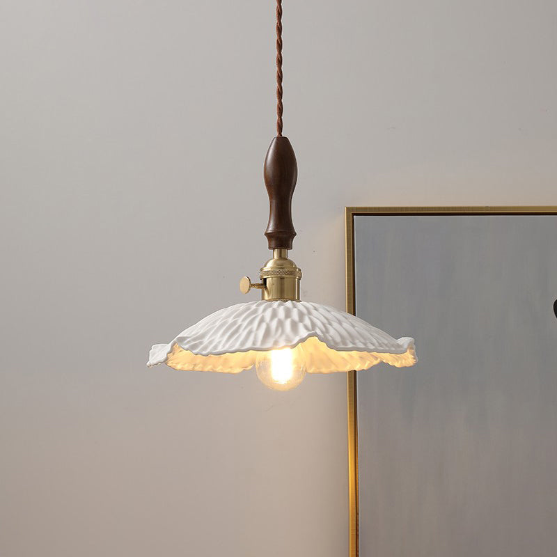 Amber 1 Light Pendant Lighting Industrial Style Glass Sanging Hanging Light for Bedroom