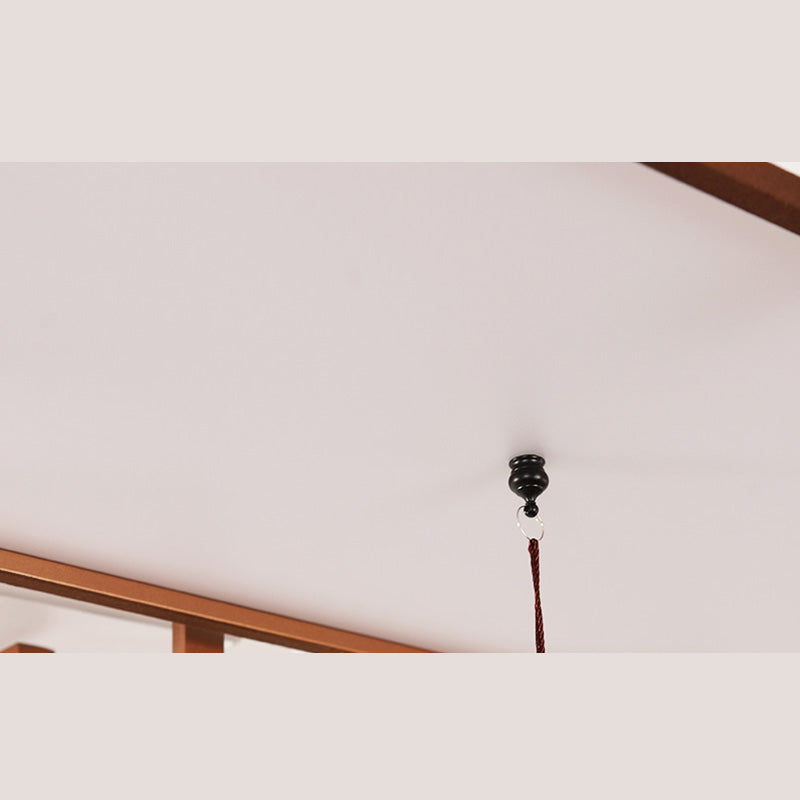 4/6/8/10 Lights Flushmount Asia Style Fabric Flush Ceiling Light for Living Room Dinning Room