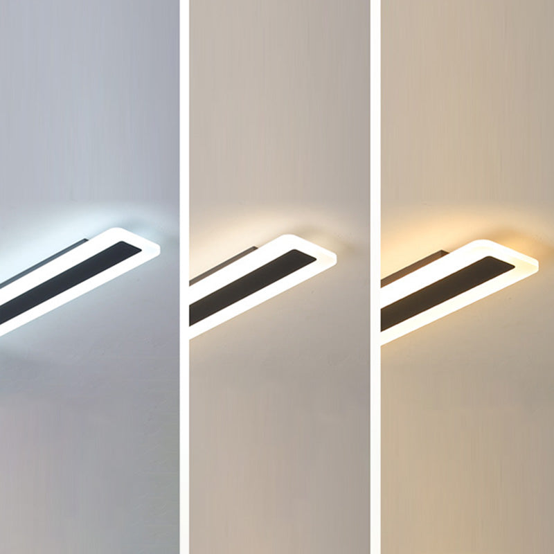 Minimalismo Semi Track Luminaria de techo empotrada para tienda de ropa