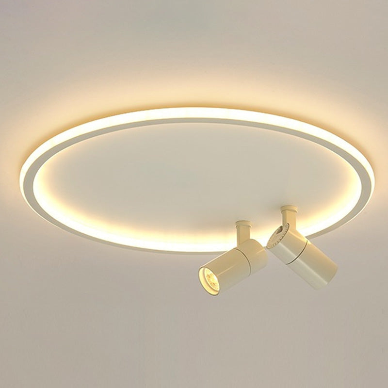 Lampe de voie ronde moderne vêtements boutique encastré plafonnier