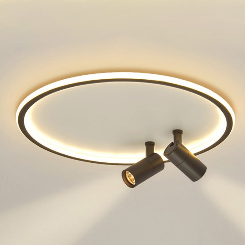 Lampe de voie ronde moderne vêtements boutique encastré plafonnier