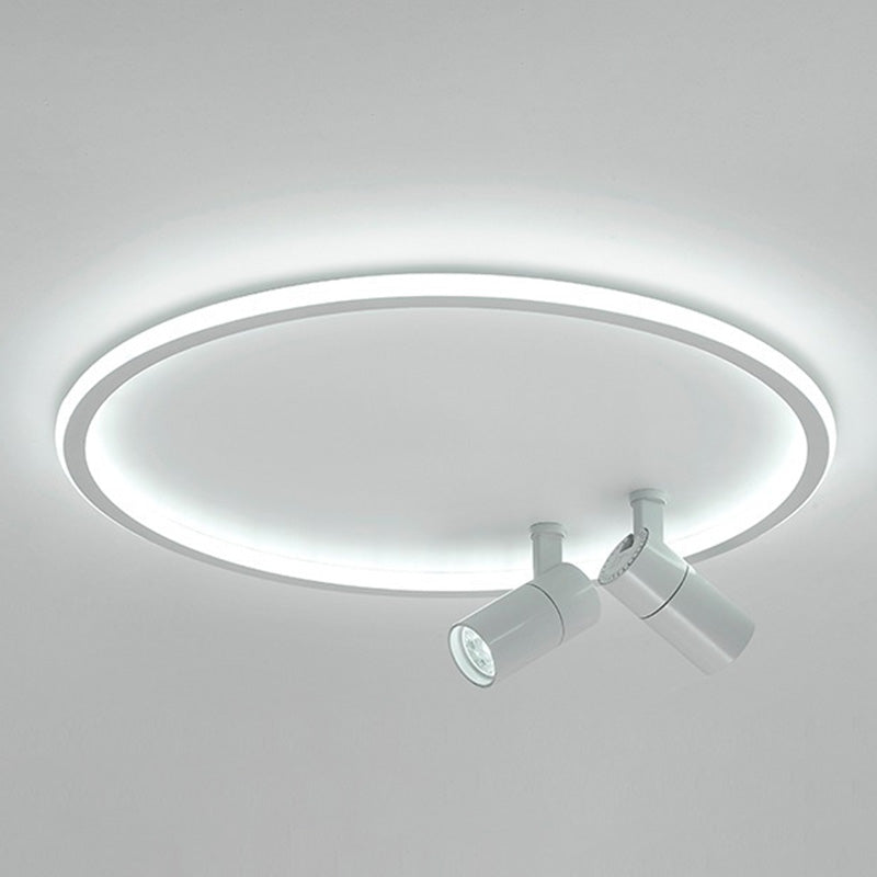 Lampe de voie ronde moderne vêtements boutique encastré plafonnier