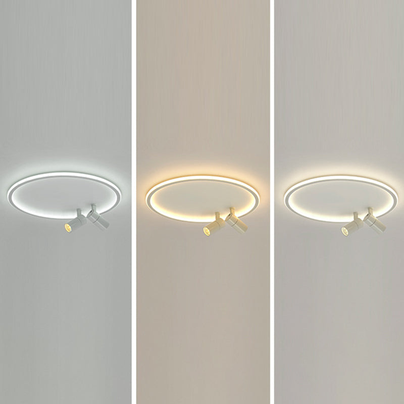 Lampe de voie ronde moderne vêtements boutique encastré plafonnier