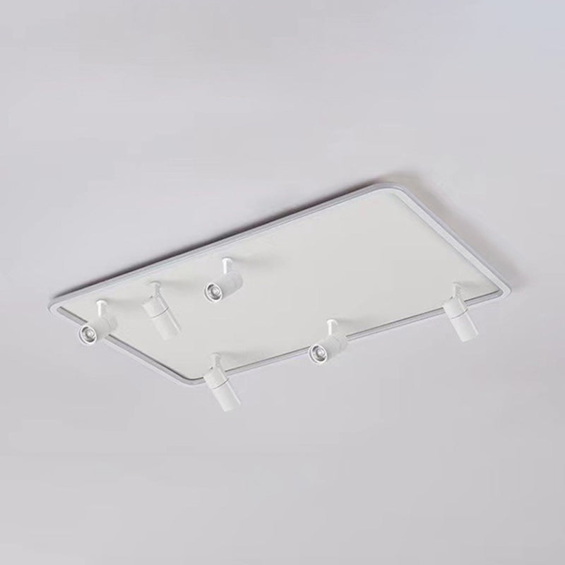 Projecteur de plafond encastré rectangulaire Simple, luminaire sur rail LED pour salon