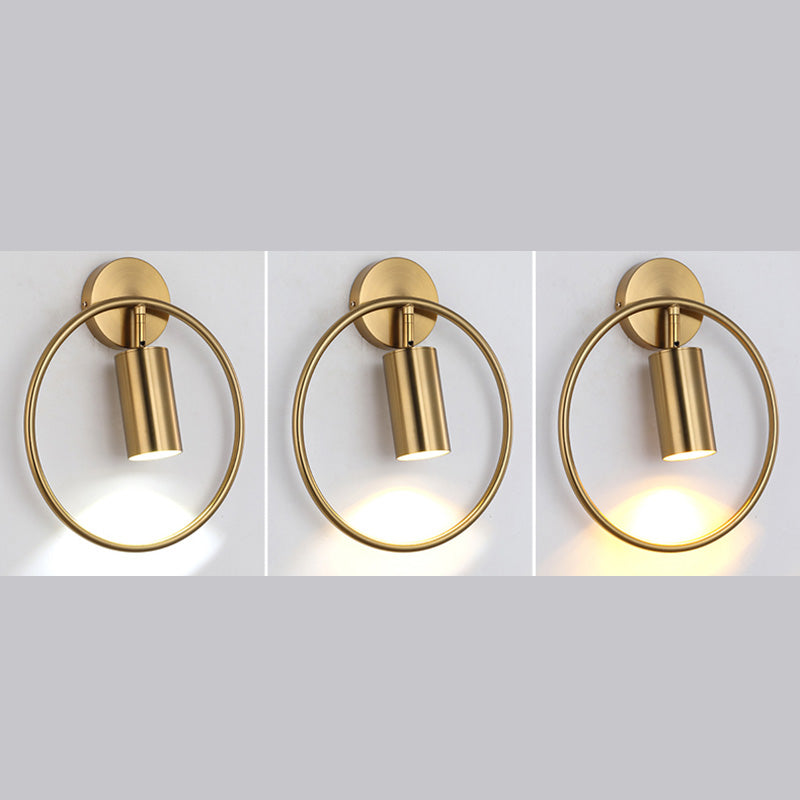 Lampada montata sul cerchio Postmoderno semplicità in metallo Prontone per soggiorno per soggiorno