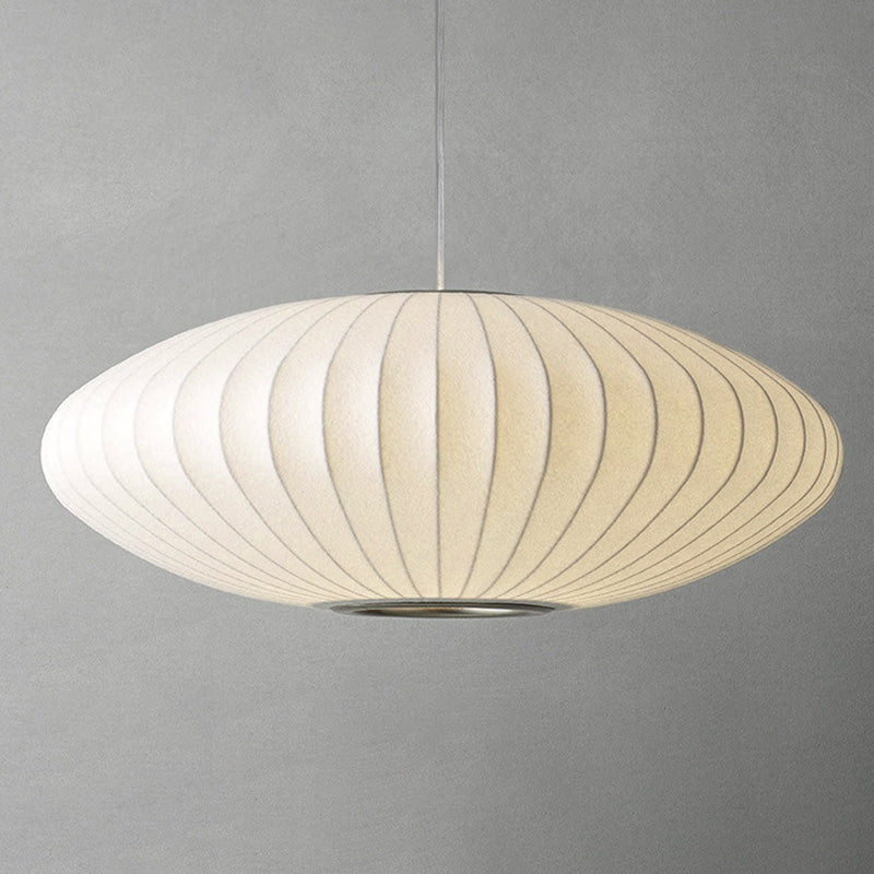 1 Light Pendant Light Fixture Modern Simple Silk Hanging Pendant Lights for Restaurant