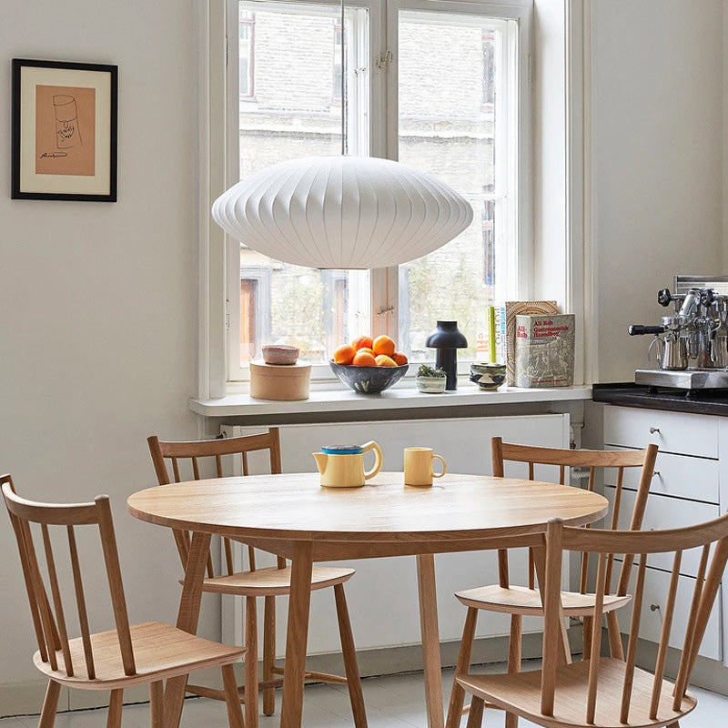 1 Light Pendant Light Fixture Modern Simple Silk Hanging Pendant Lights for Restaurant