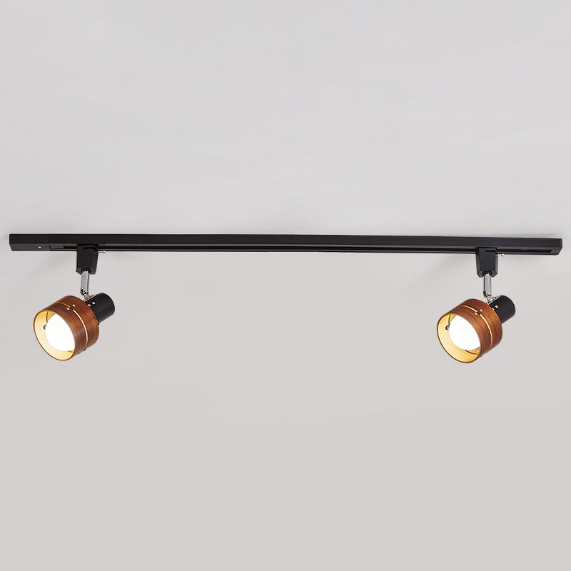 Cylinder Ceiling Flush Mount Contemporary Style Metal Ceiling Mount Light Fixture