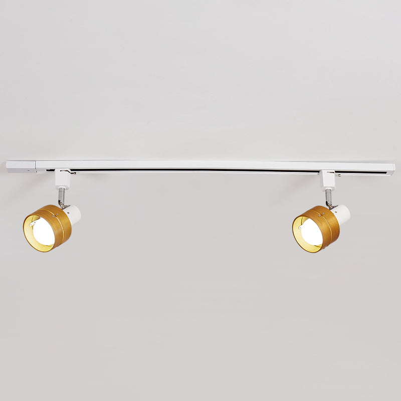 Cylinder Ceiling Flush Mount Contemporary Style Metal Ceiling Mount Light Fixture