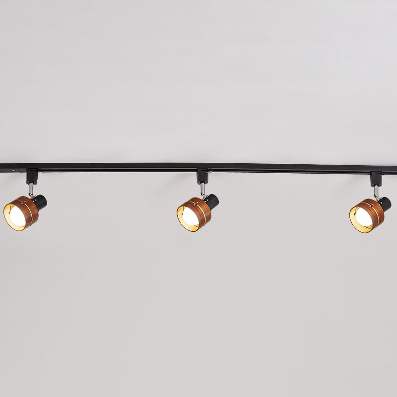 Cylinder Ceiling Flush Mount Contemporary Style Metal Ceiling Mount Light Fixture