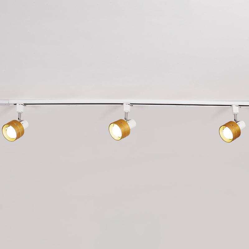 Cylinder Ceiling Flush Mount Contemporary Style Metal Ceiling Mount Light Fixture