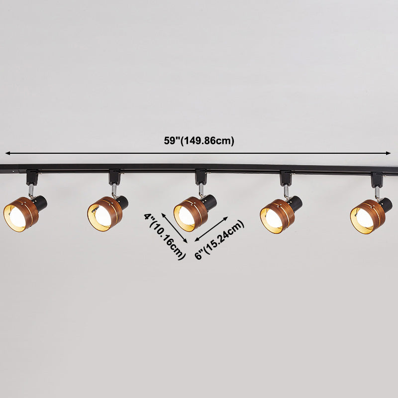 Cylinder Ceiling Flush Mount Contemporary Style Metal Ceiling Mount Light Fixture