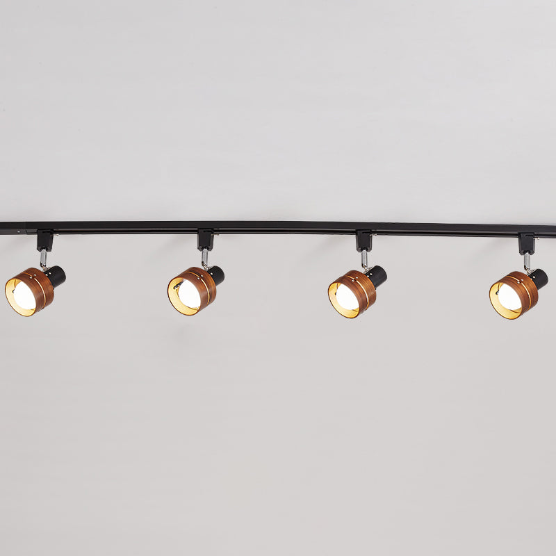 Cylinder Ceiling Flush Mount Contemporary Style Metal Ceiling Mount Light Fixture