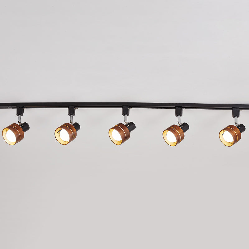 Cylinder Ceiling Flush Mount Contemporary Style Metal Ceiling Mount Light Fixture