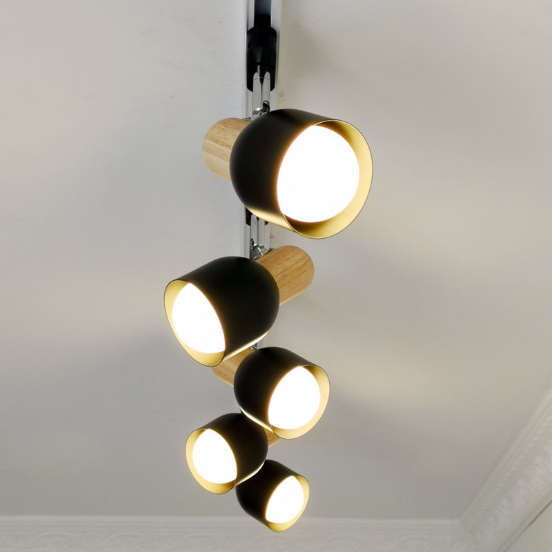 Metal Shaded Ceiling Mounted Light Simplicity Style Ceiling Light Fixture for Living Room