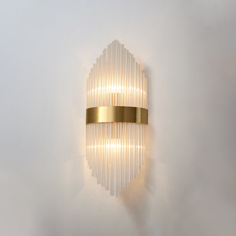 Copper Wall Sconce Light Postmodern Style 2 Lights Indoor Wall Mount Lamp Fixture