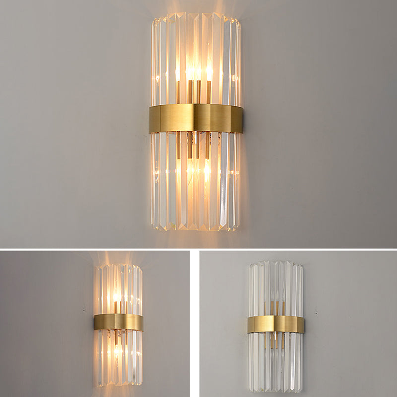 Copper Wall Sconce Light Postmodern Style 2 Lights Indoor Wall Mount Lamp Fixture