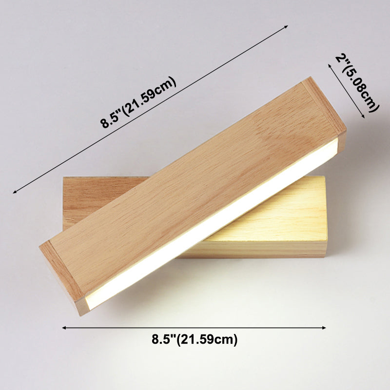 Luce da parete rettangolare a LEDGLE ROFABILE NORDICO MODERNO NORDICO MOLTO SCONCI