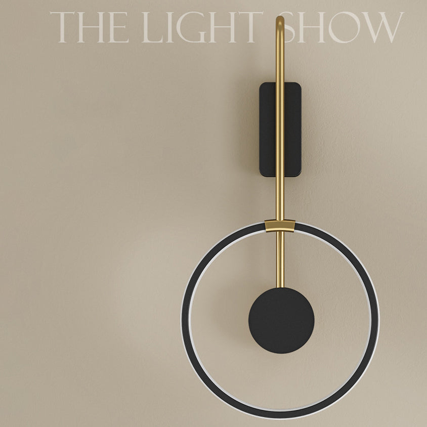 Lampada montata sul cerchio Postmoderno semplicità in metallo Prontone per soggiorno per soggiorno