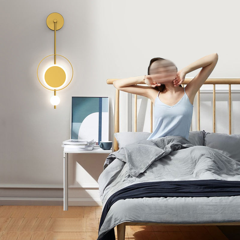 Fun a parete a parete da letto circolare ACONCE ACRILICO POSTMODERN APPRIMETTIVO