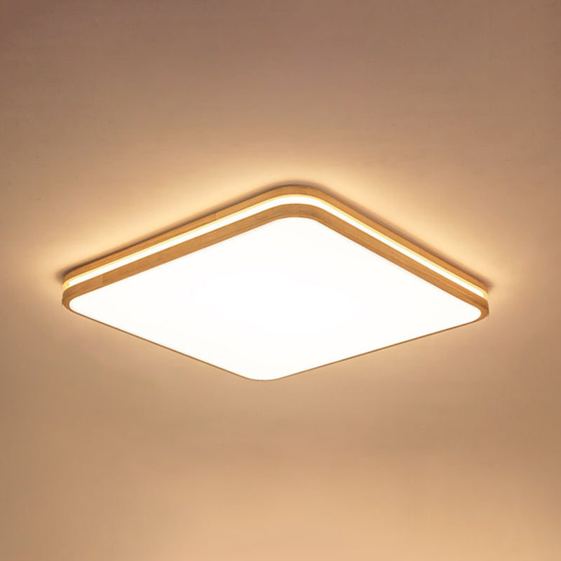 Plafonnier moderne en acrylique à 1 lumière, luminaire de plafond pour chambre à coucher