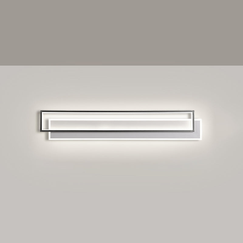 Stratizzazione dell'illuminazione di applique in metallo minimalista soggiorno a led lampada