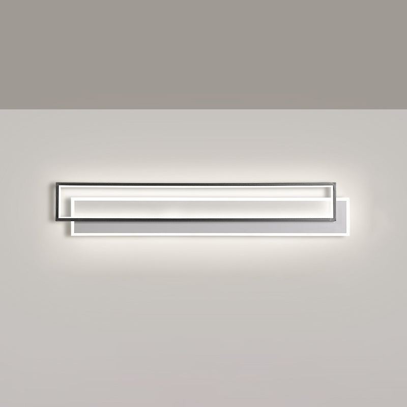 Stratizzazione dell'illuminazione di applique in metallo minimalista soggiorno a led lampada